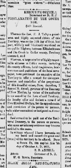 Las Vegas Gazette.10 8 1875.Tolby.clipped
